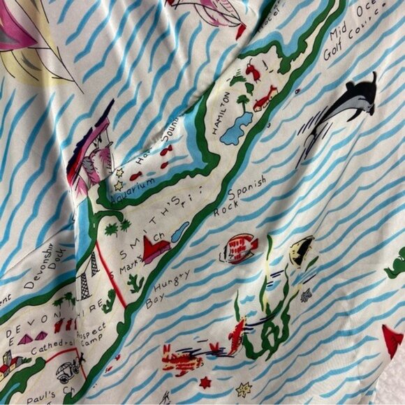 Anthropologie Eva Franco Cartographer Dress Asymmetrical Sleeveless Sz 2 - Picture 14 of 16